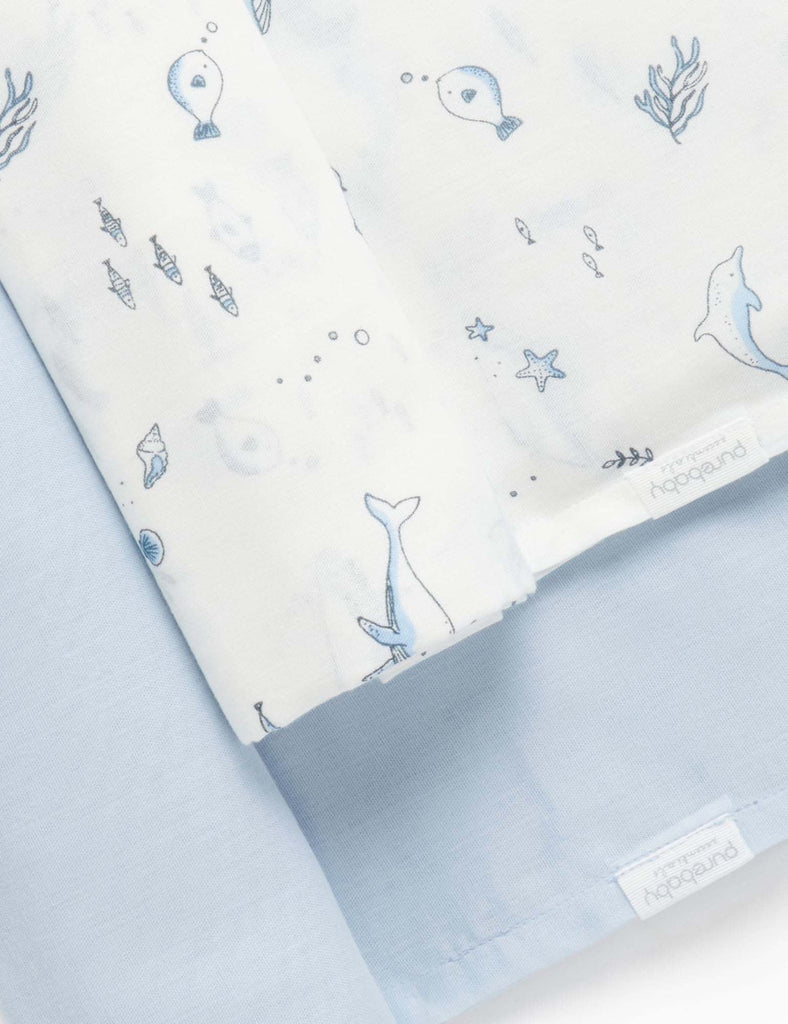 Nautical Muslin Wrap - 2 pack