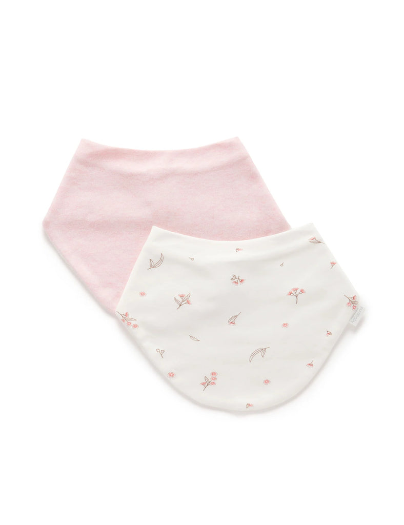 Vanilla Blossom 2 Pack Dribble Bib