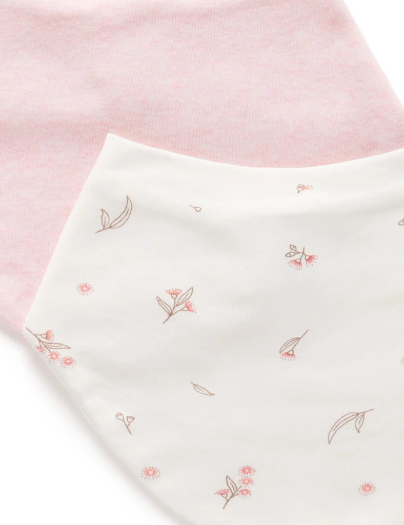 Vanilla Blossom 2 Pack Dribble Bib