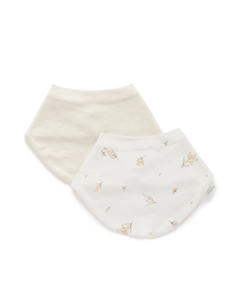 Wattle Bee 2 Pack Dribble Bib