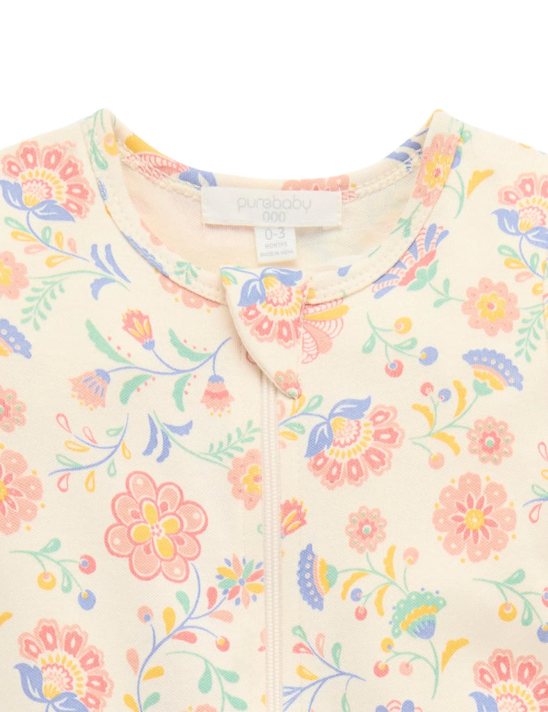 Desert Flower Short Sleeve Zip Growsuit