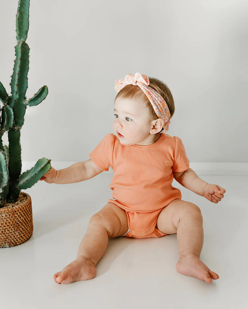 Coral Rib Bodysuit