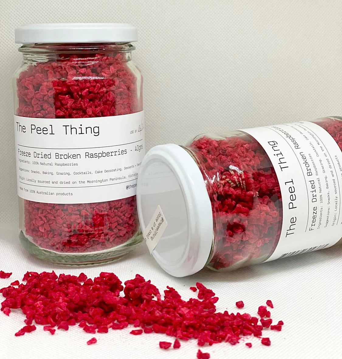 Freeze Dried Broken Raspberries – Little Poppy Lane