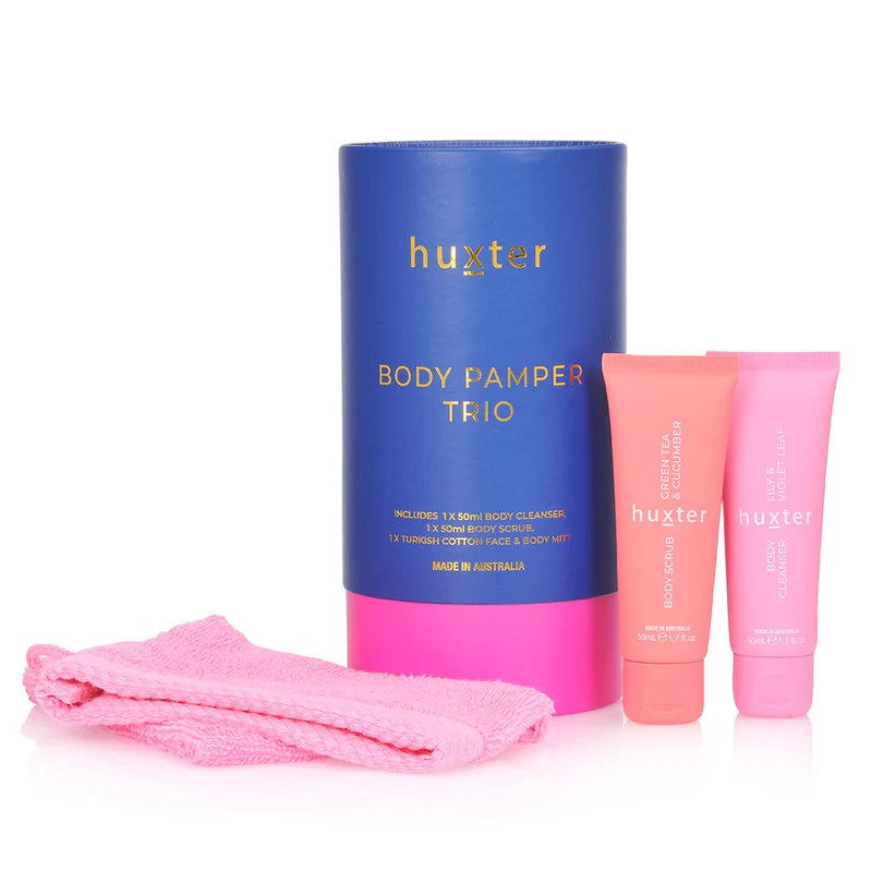 Body Pamper Trio - Cobalt Blue w/ Fushia