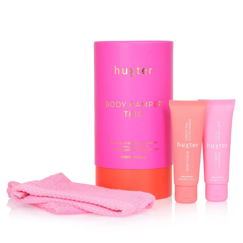 Body Pamper Trio - Fushia w/ Orange