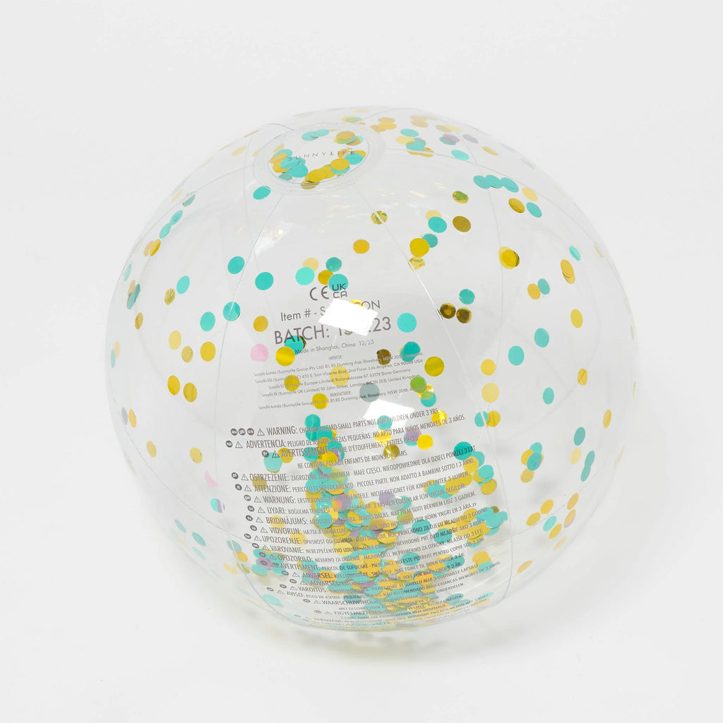 Inflatable Beach Ball - Confetti Multi