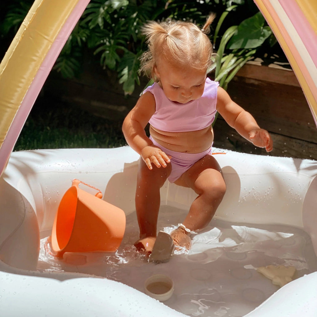 Kids Inflatable Pool - Swan Princess Multi