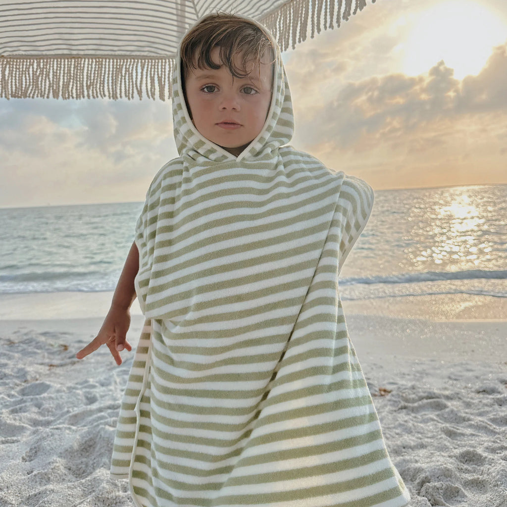 Kids Hooded Towel - Into The Wild Khaki