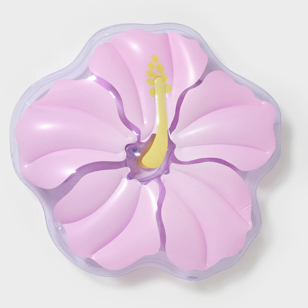 Luxe Lie-On Float - Hibiscus Pastel Lilac