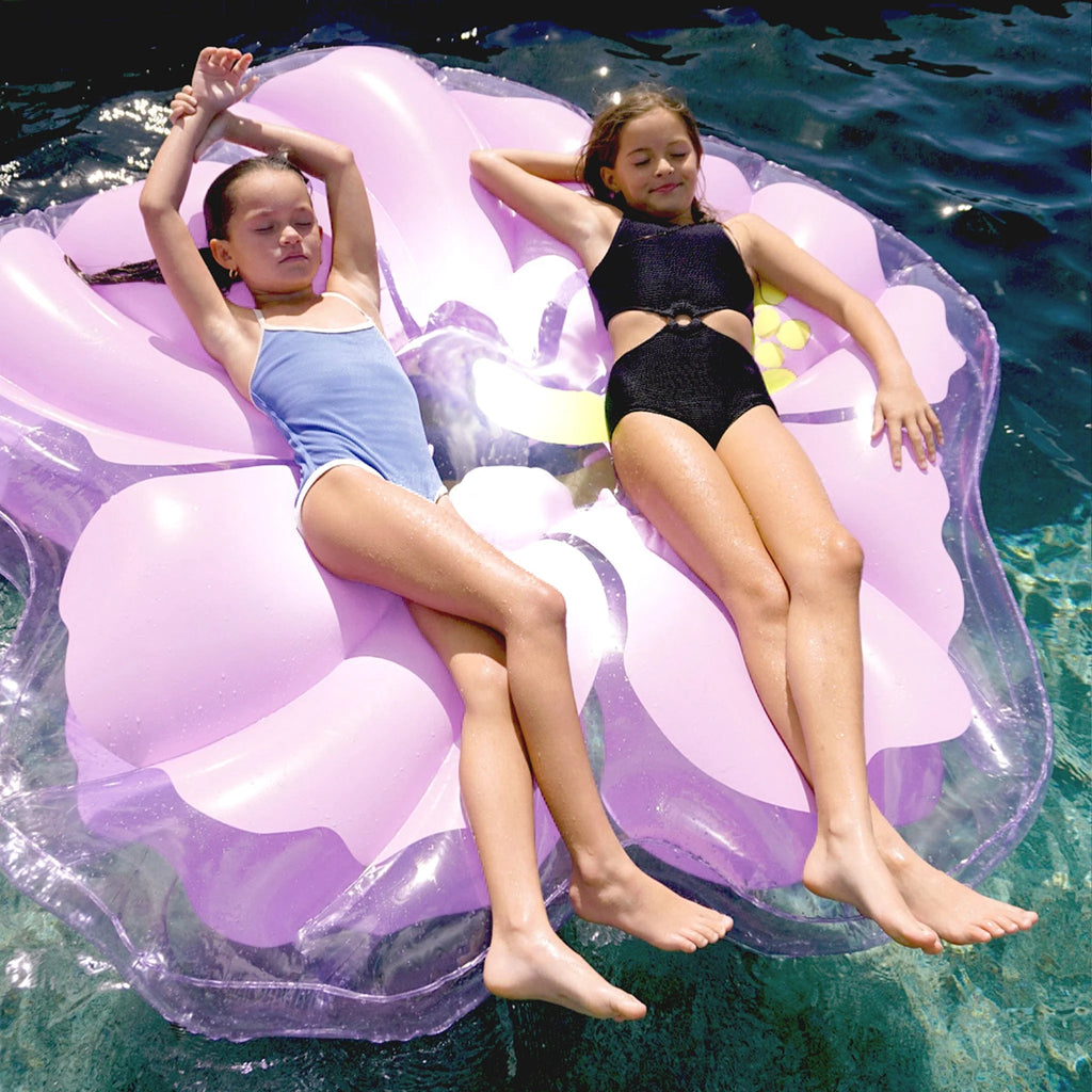 Luxe Lie-On Float - Hibiscus Pastel Lilac