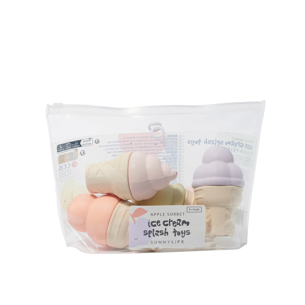 Ice Cream Splash Bath Toys - Apple Sorbet
