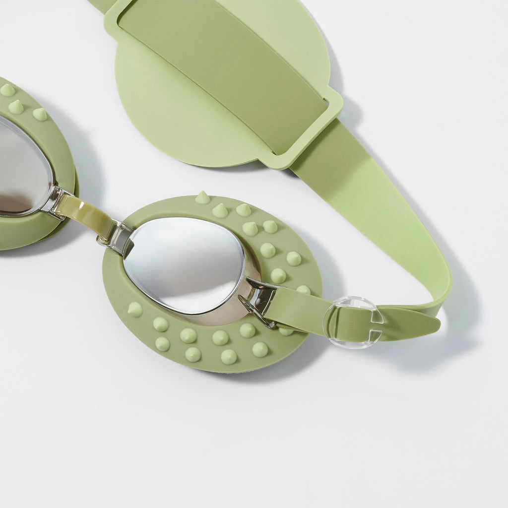 Kids Swim Goggles - Cookie the Croc Khaki