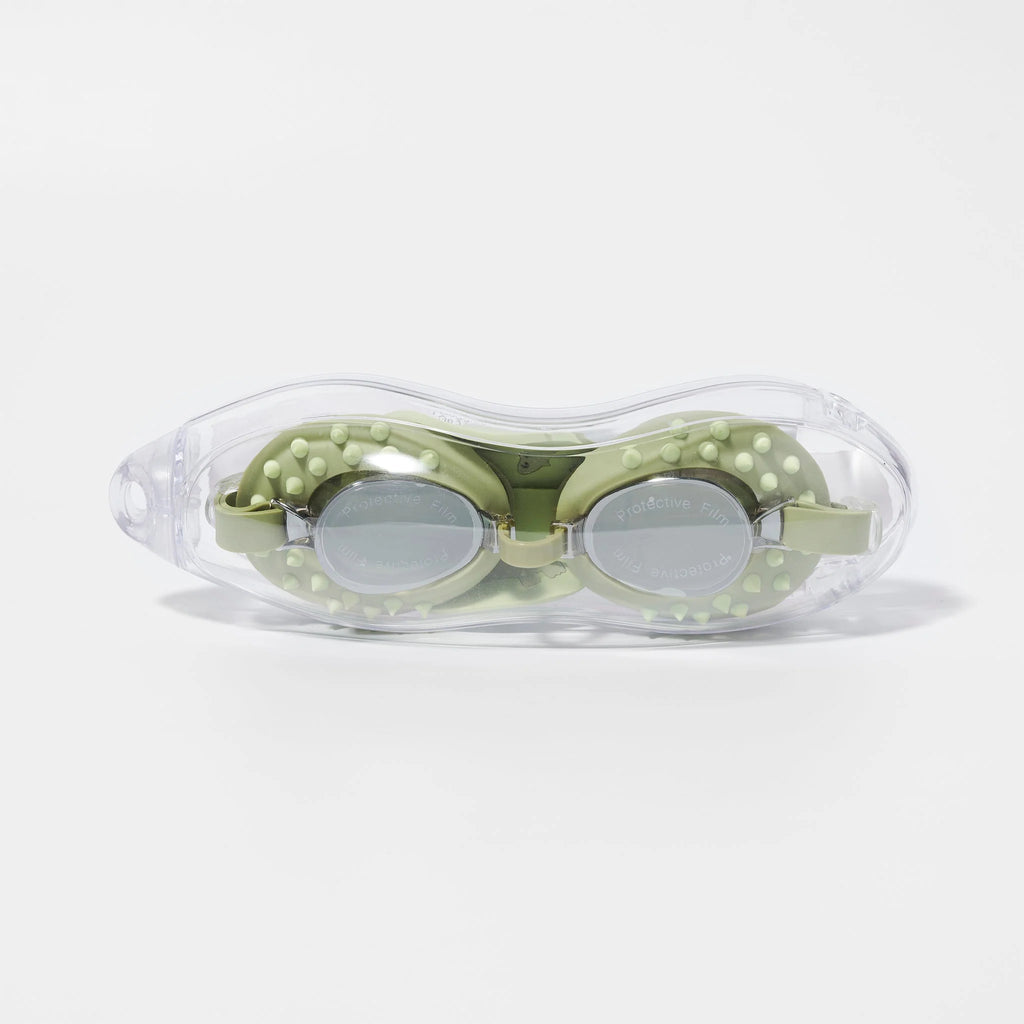 Kids Swim Goggles - Cookie the Croc Khaki