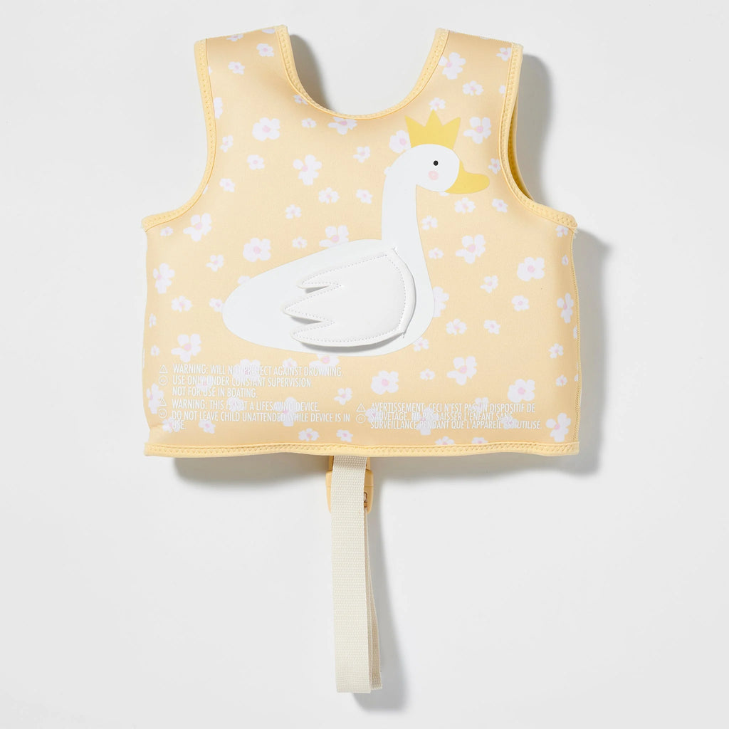 Kids Swim Vest - Princess Swan Buttercup