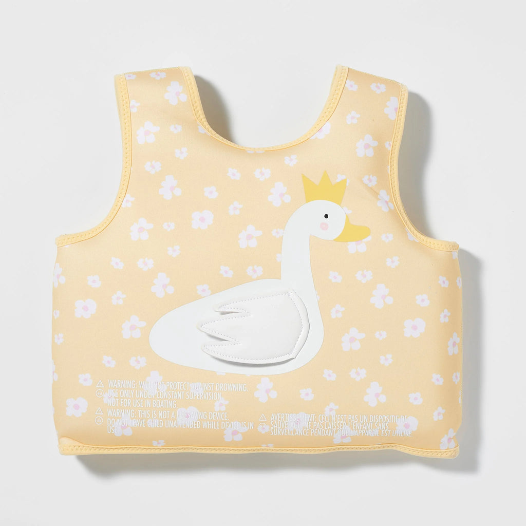 Kids Swim Vest - Princess Swan Buttercup