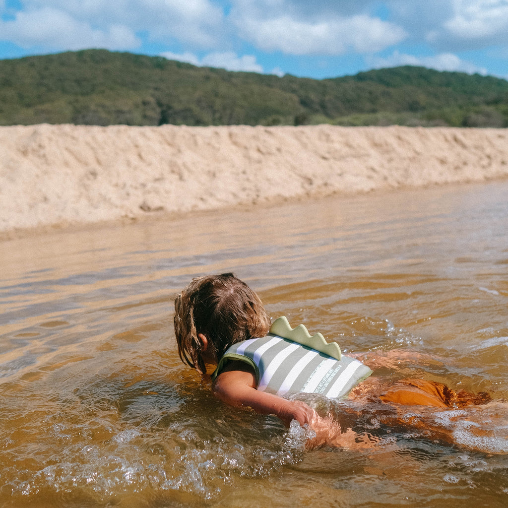 Kids Swim Vest - Into The Wild Khaki