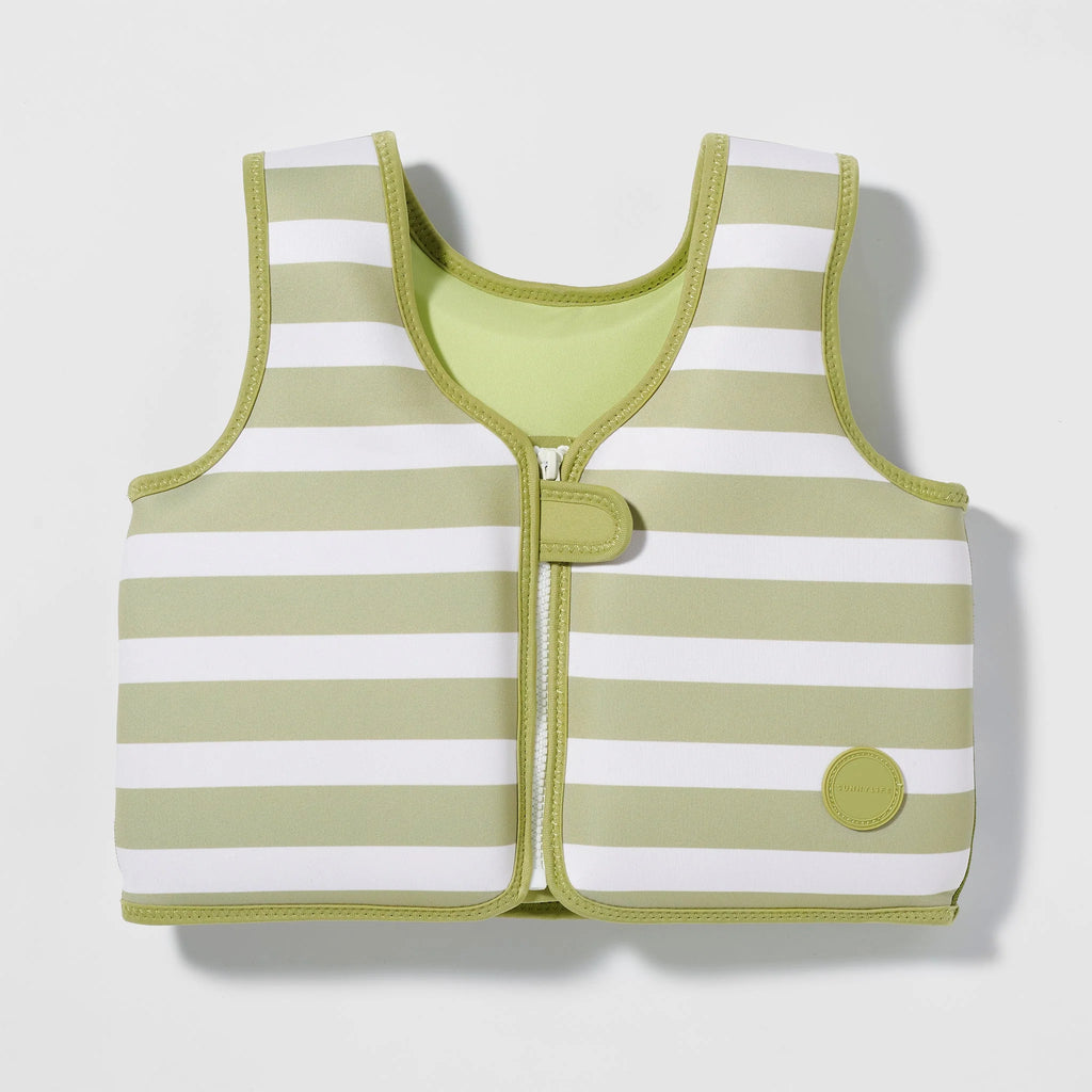 Kids Swim Vest - Into The Wild Khaki