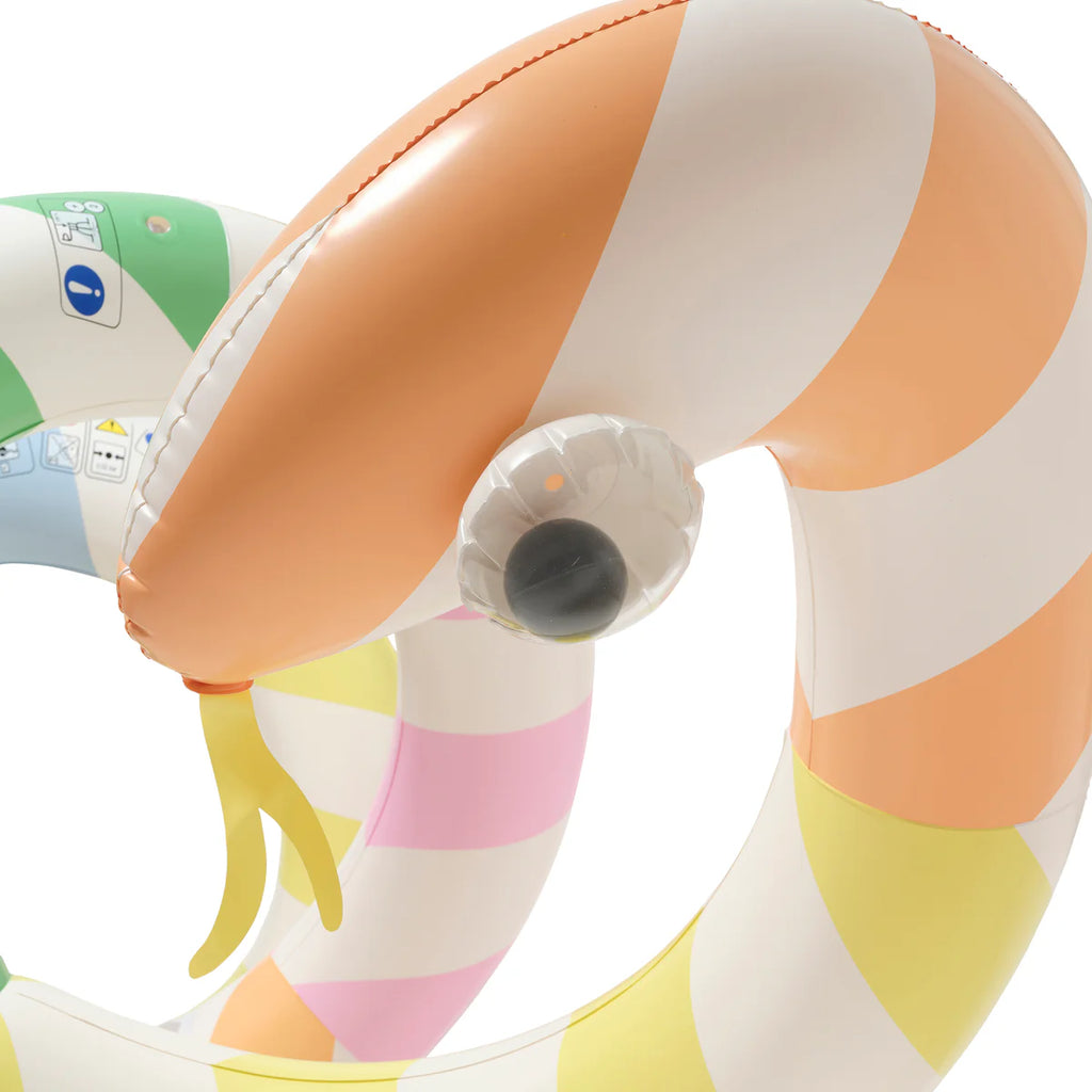 Giant Inflatable Noodle - Poolside Sorbet Stripe