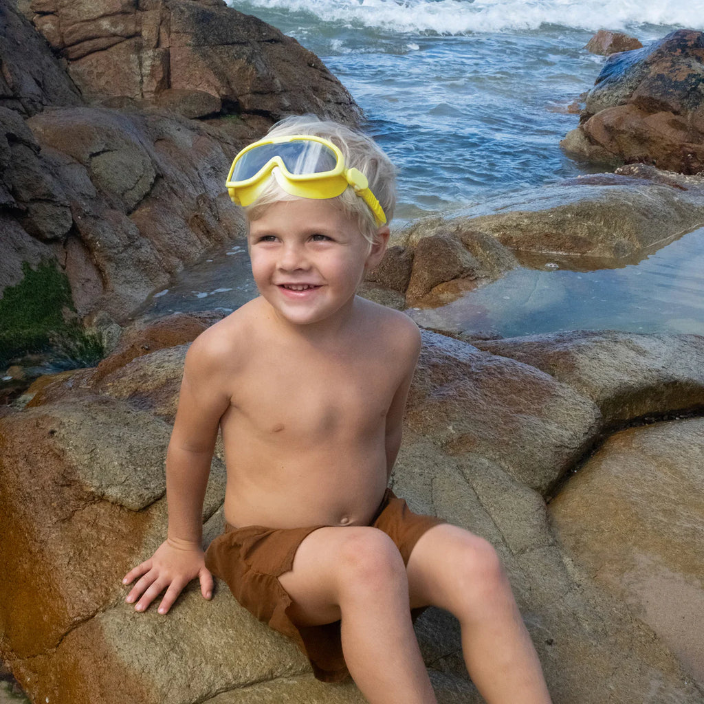 Kids Swim Mask - Neon Yellow