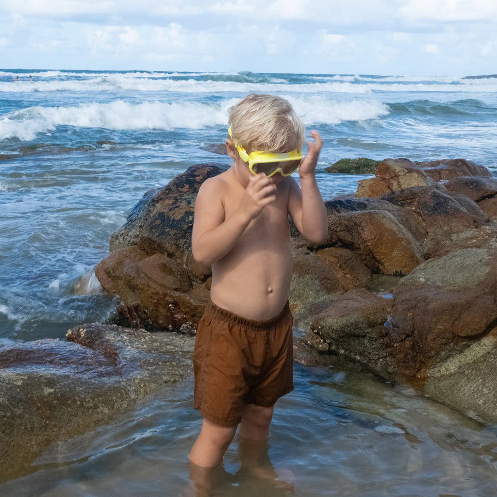 Kids Swim Mask - Neon Yellow