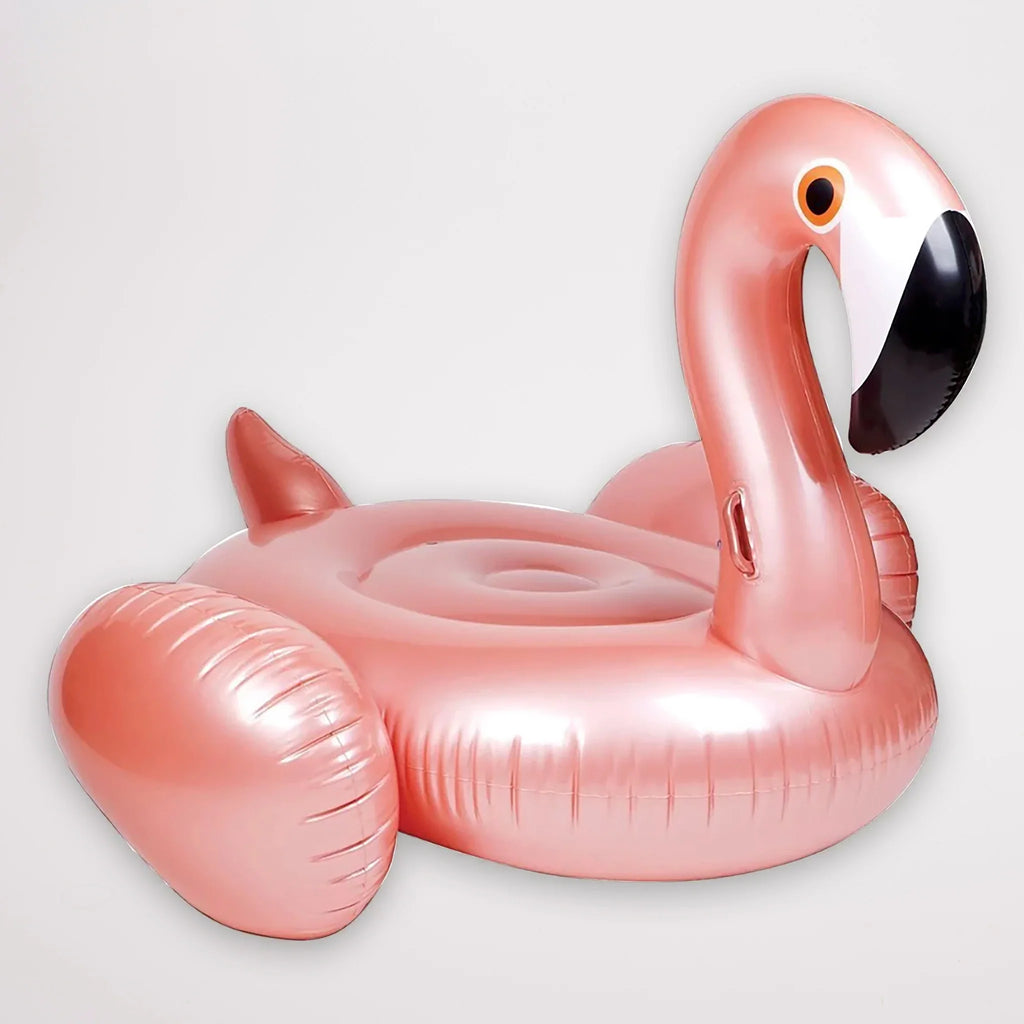 Luxe Ride-On Float - Rose Gold Flamingo