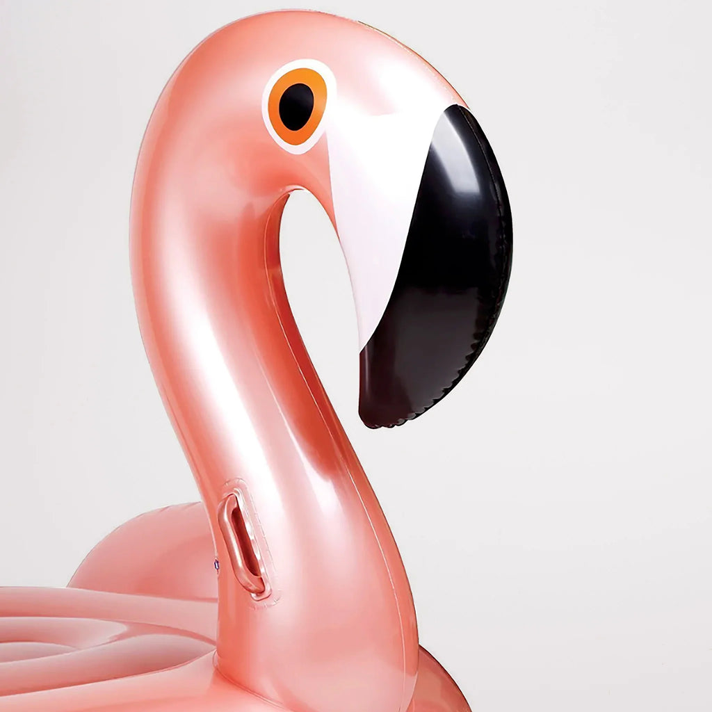 Luxe Ride-On Float - Rose Gold Flamingo