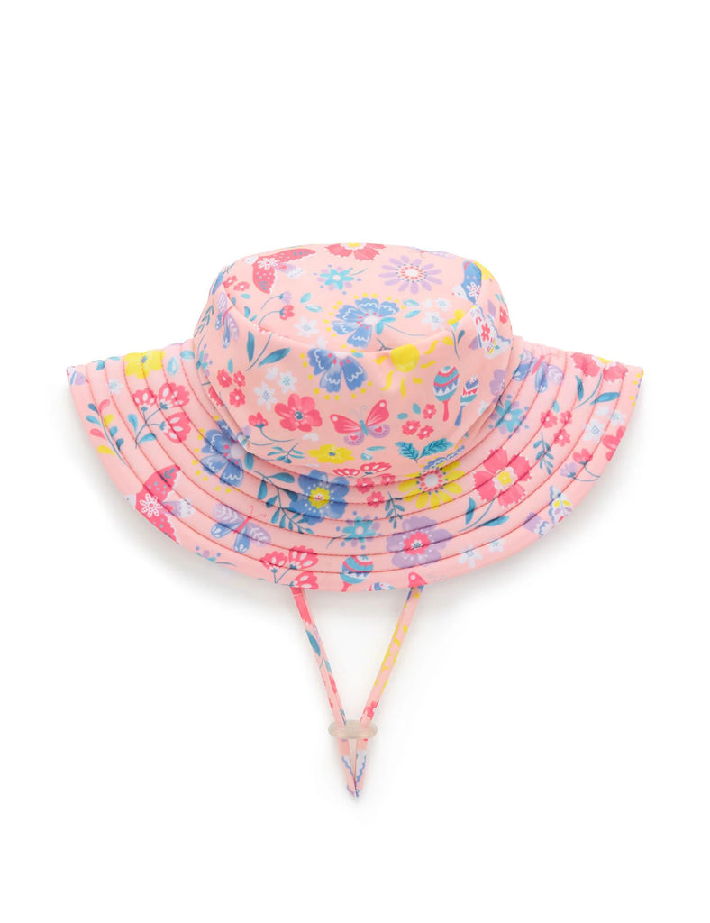 Pajaro Bird Broad Brim Swim Hat