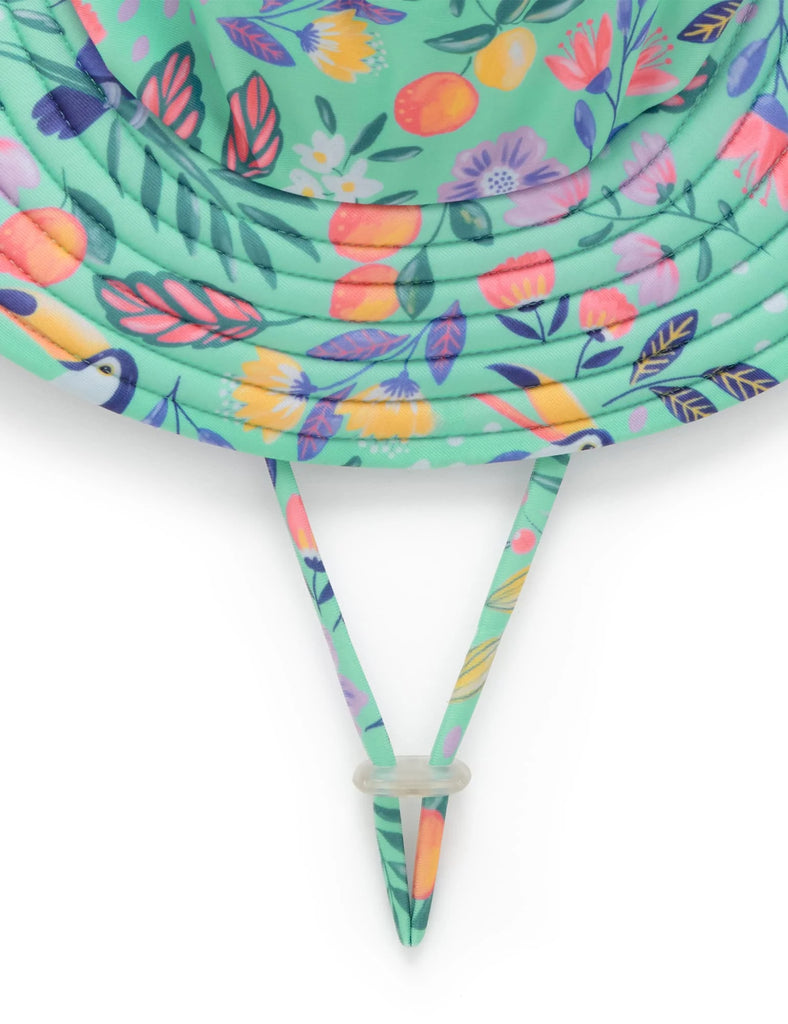 Toucan Broad Brim Swim Hat