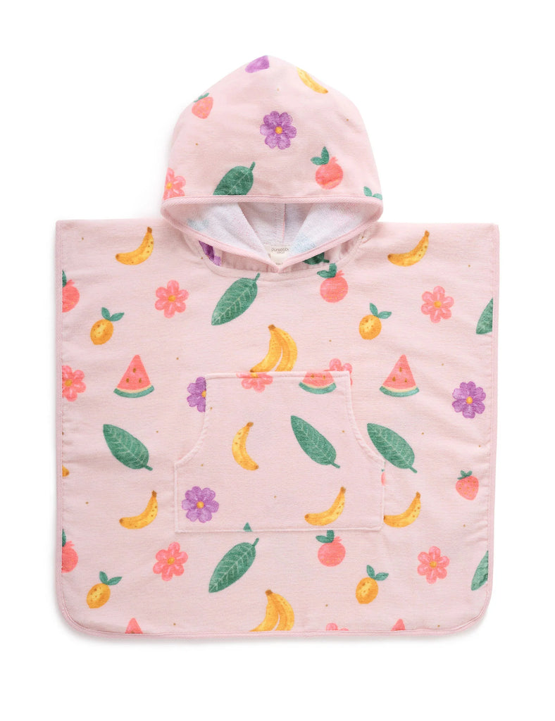 Tropical Fruit Hooded Towel