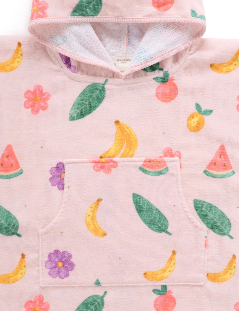 Tropical Fruit Hooded Towel