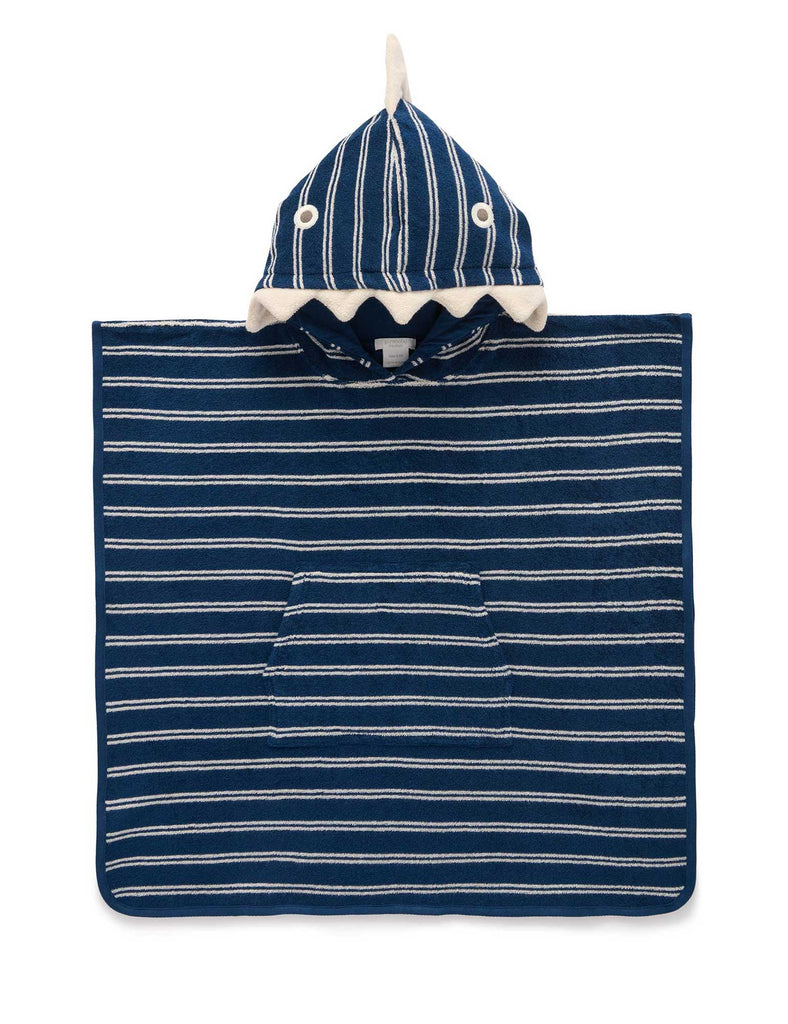 Marine Stripe Hooded Animal Towel