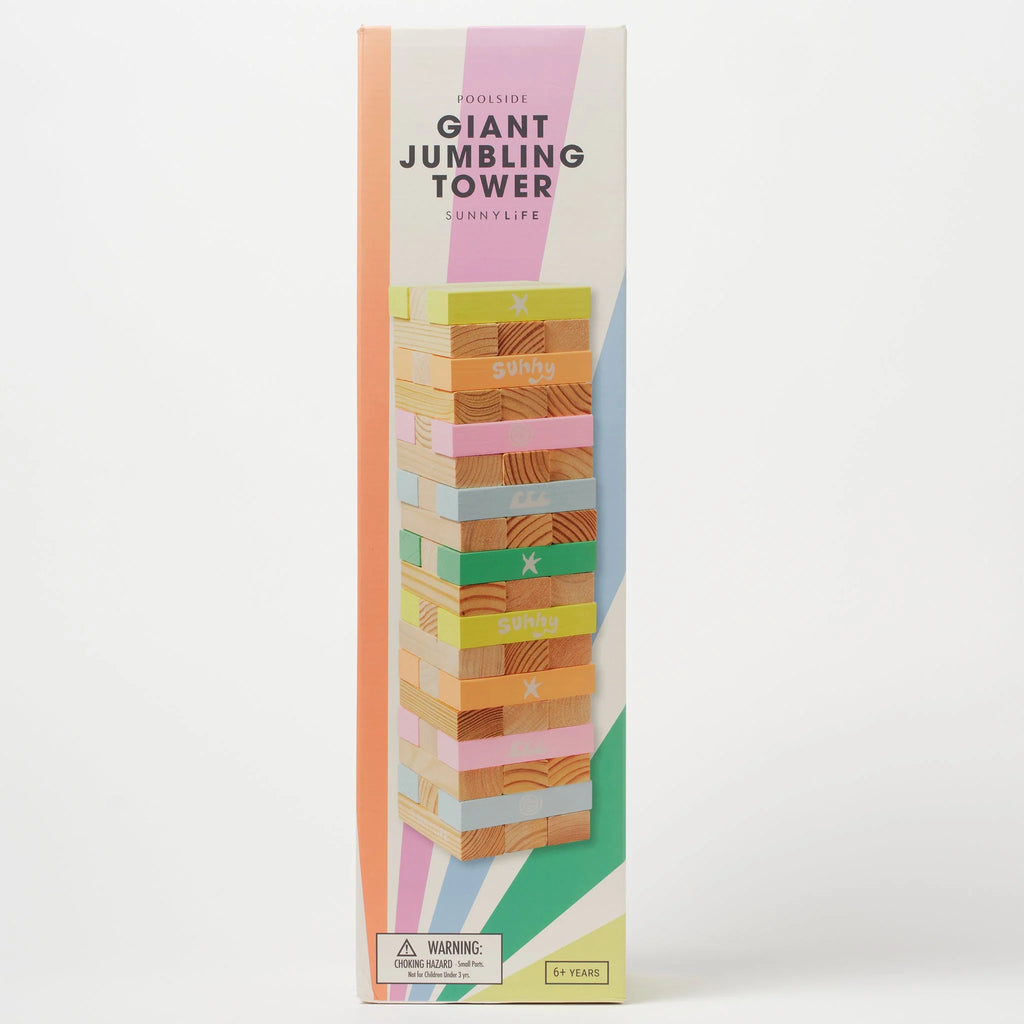 Giant Tumbling Tower - Pool Side Pastel Gelato