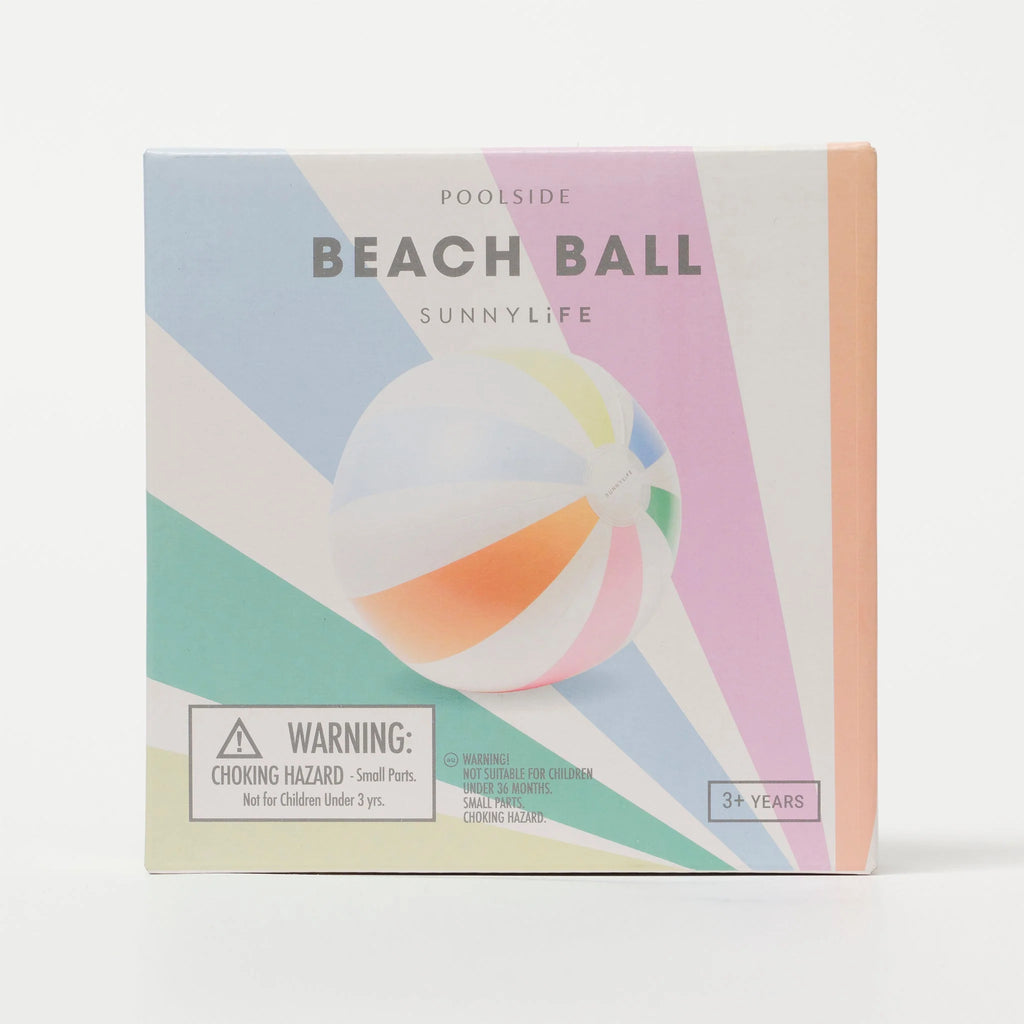 Inflatable Beach Ball - Pool Side Pastel Gelato