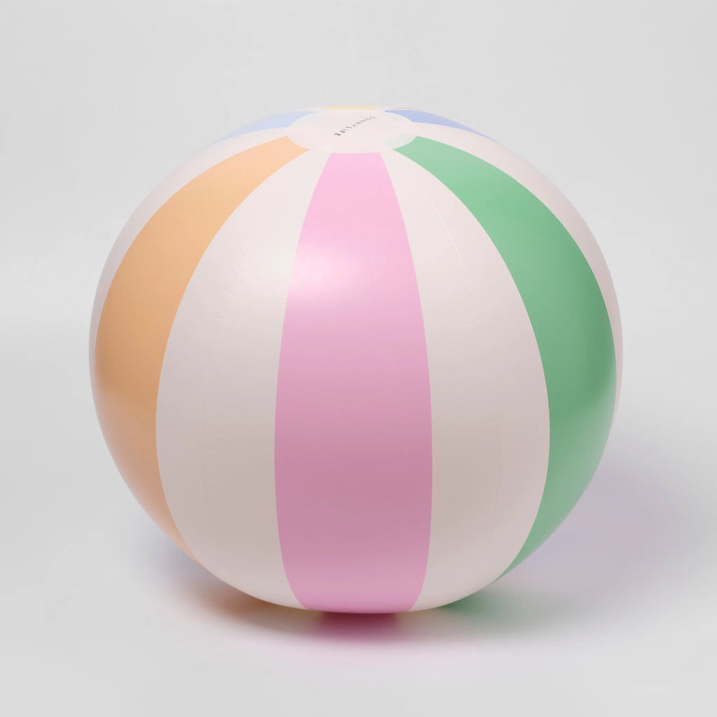 Inflatable Beach Ball - Pool Side Pastel Gelato