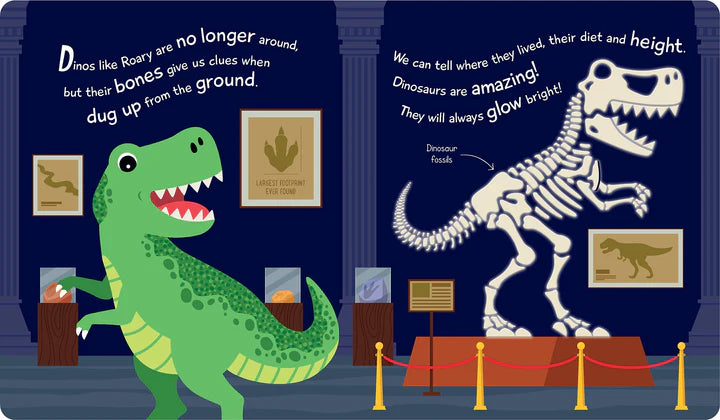 Roary the Dinosaur - Glow-in-the-dark - Board Book