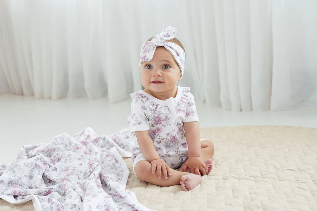 Daisy Floral Zip Romper
