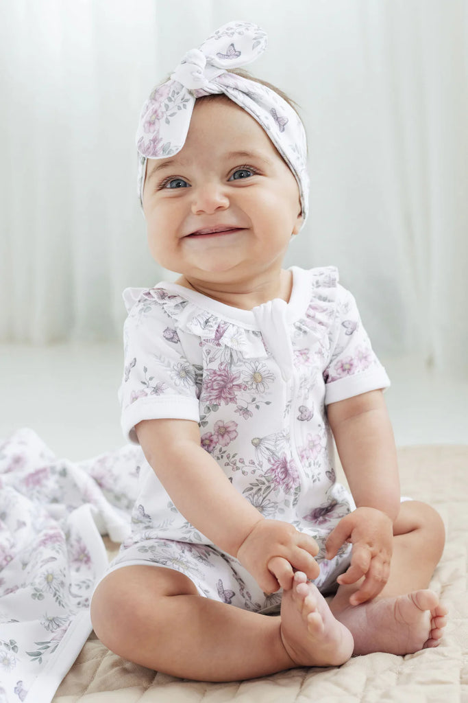 Daisy Floral Zip Romper