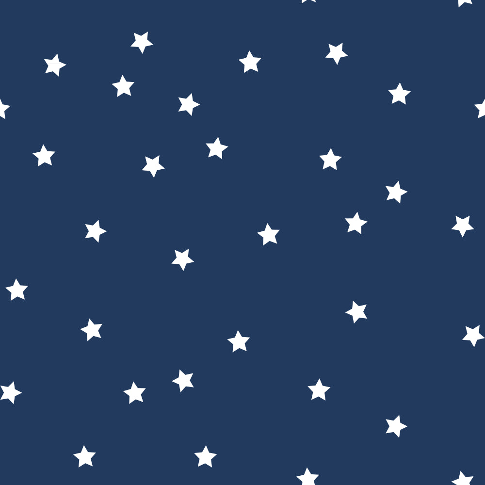 Muslin Swaddle - Starry Night Navy