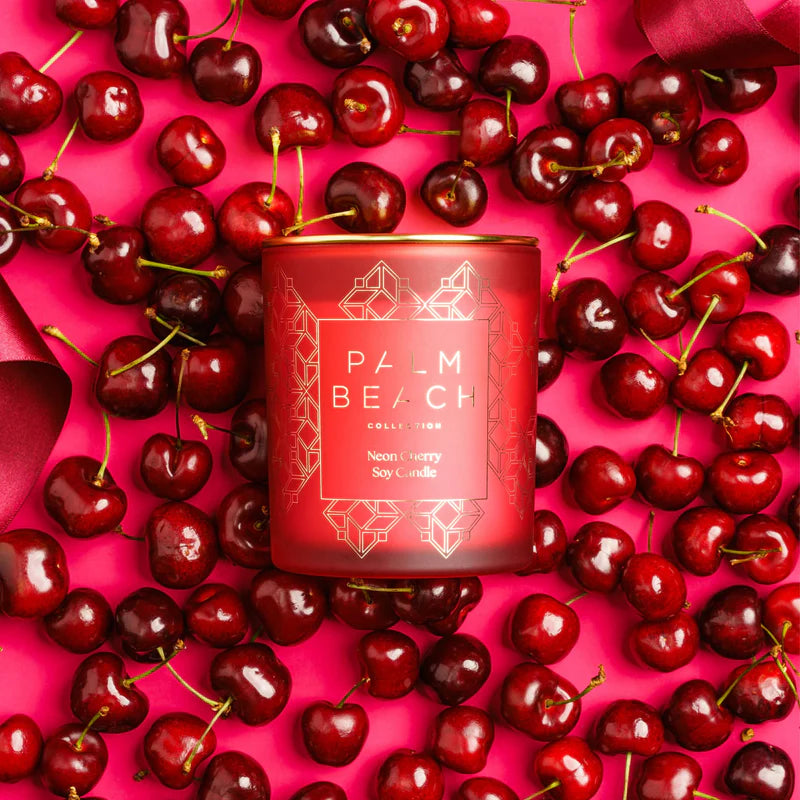 Neon Cherry 420g Standard Candle - LIMITED EDITION