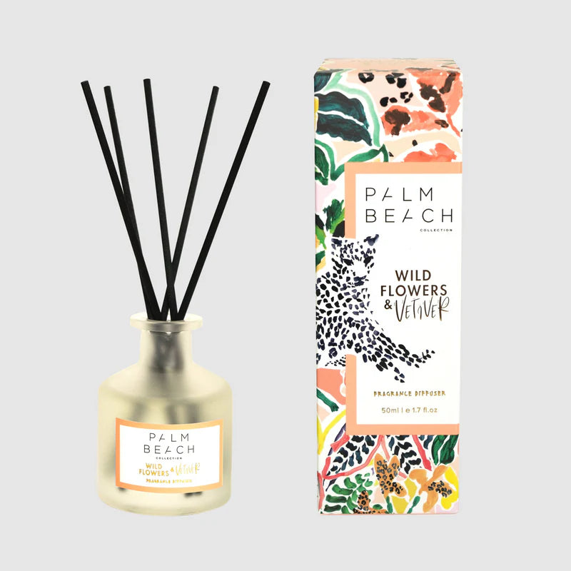 Wild Flowers & Vetiver 50ml Mini Fragrance Diffuser - LIMITED EDITION