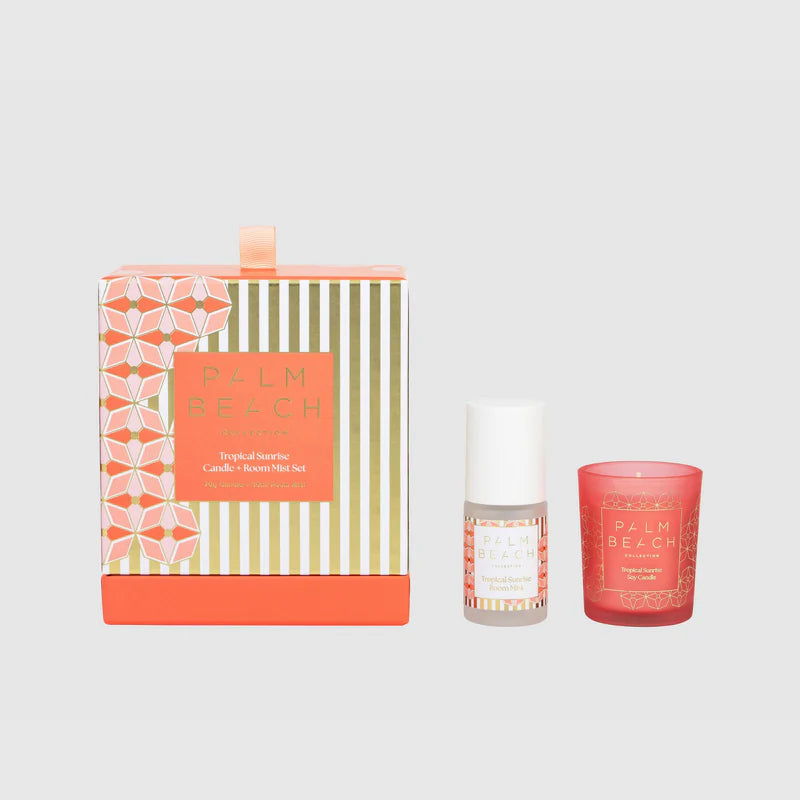 Tropical Sunrise Mini Candle & Room Spray Pack - LIMITED EDITION