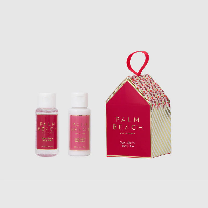 Neon Cherry Gingerbread House Travel Duo - LIMITED EDITION