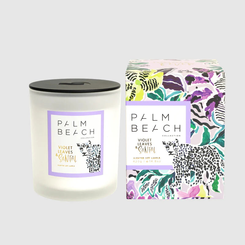 Violet Leaves & Santal 420g Standard Candle - LIMITED EDITION