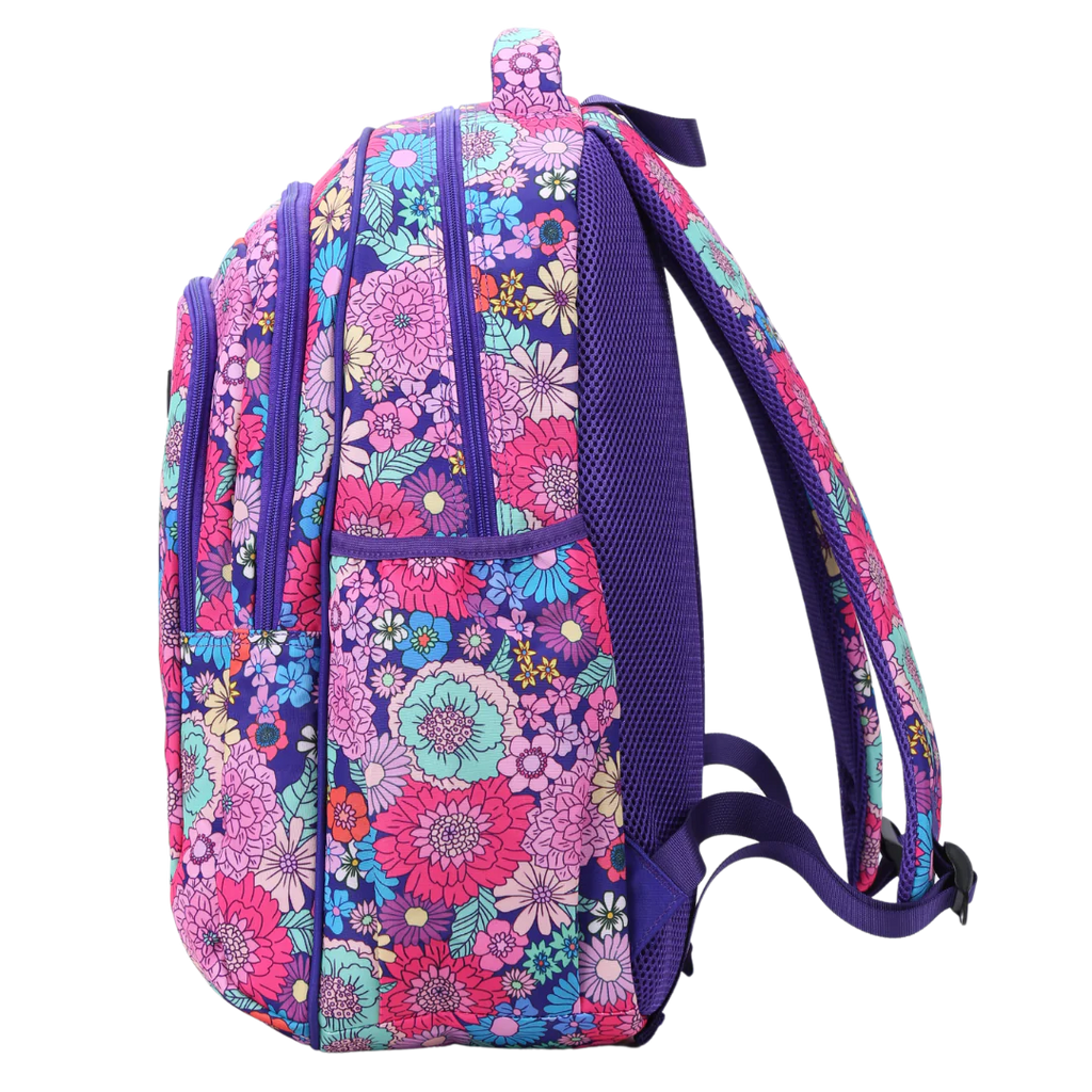 Large School Backpack - Summer Flowers