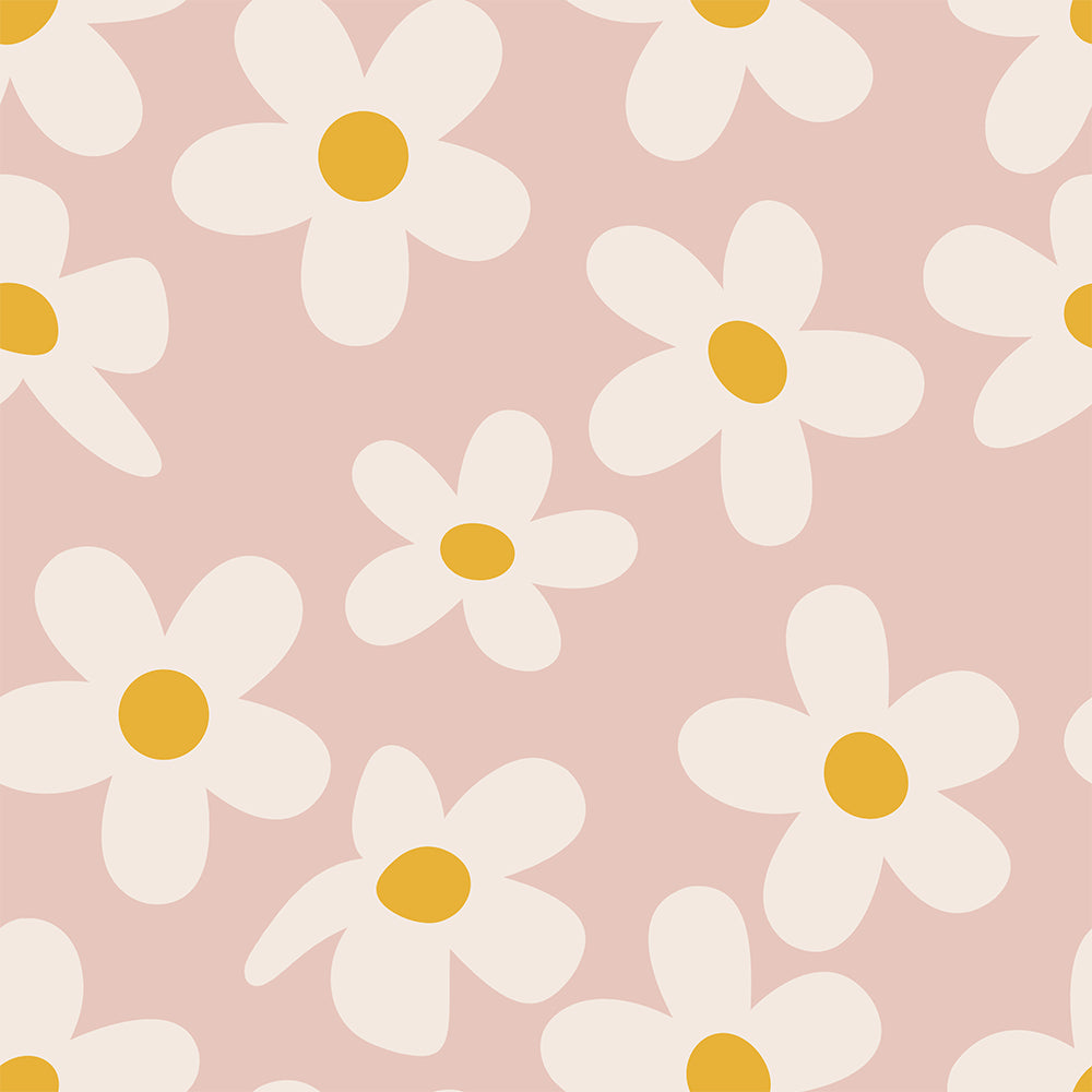 Muslin Swaddle - Large Daisies