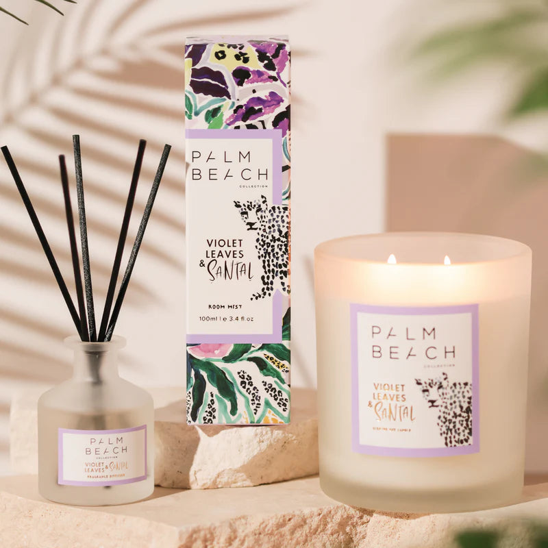 Violet Leaves & Santal 420g Standard Candle - LIMITED EDITION