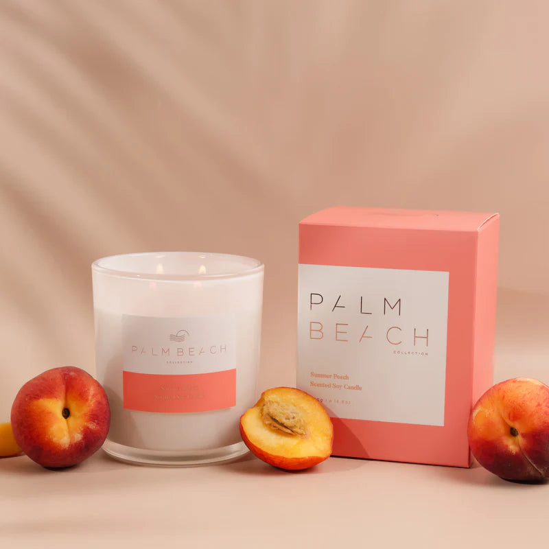 Summer Peach 420g Standard Candle