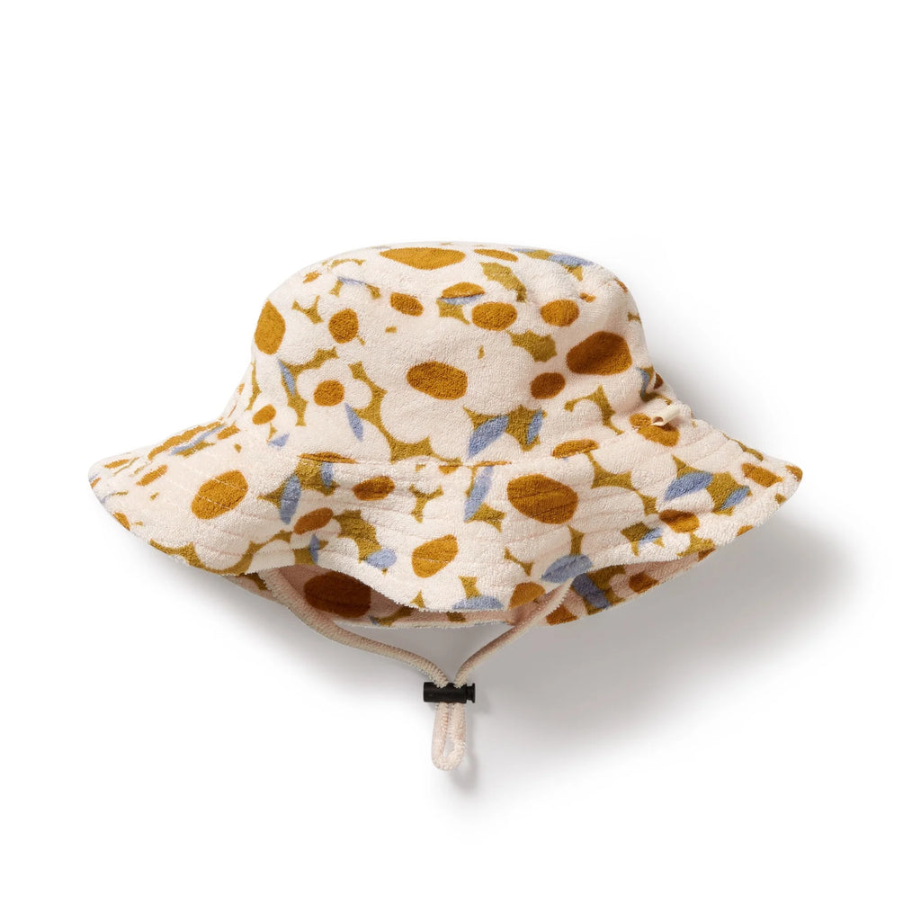 Flower Burst Terry Sun Hat