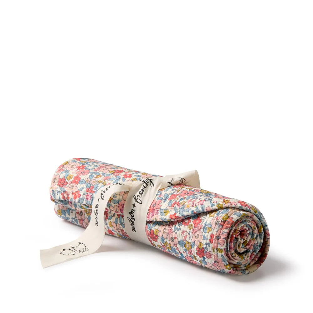 Summer Bloom Bunny Rug
