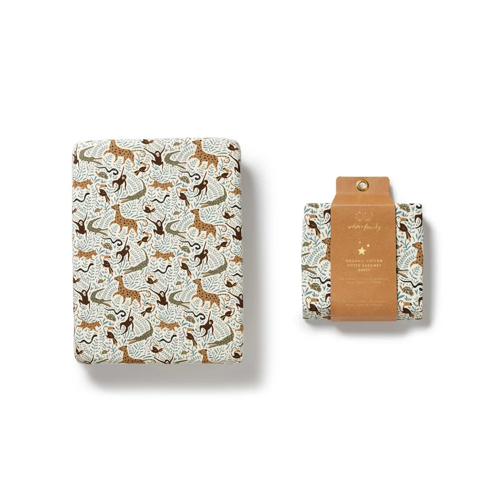 Mini Jungle Bassinet Sheet